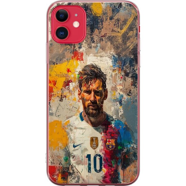 Apple iPhone 11 Gjennomsiktig deksel Messi Art