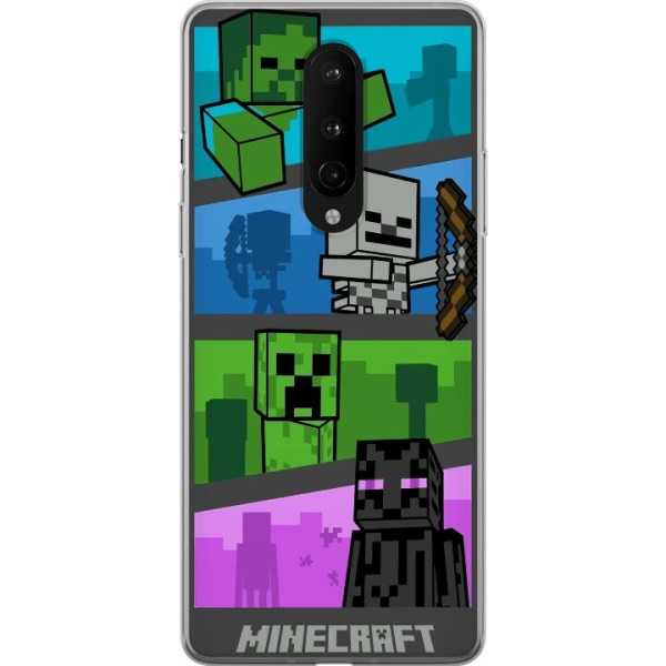 OnePlus 8 Gennemsigtig cover Minecraft
