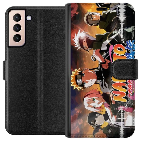 Kompatibelt Plånboksfodral till Samsung Galaxy S21 Naruto