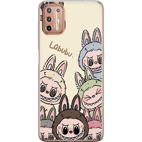 Motorola Moto G9 Plus Läpinäkyvä kuori Labubu Pastel Collec