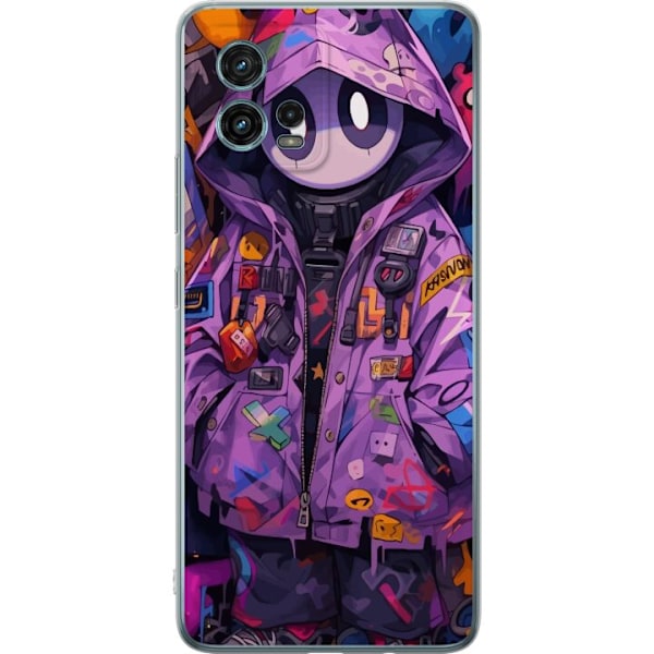 Motorola Moto G72 Genomskinligt Skal Anime