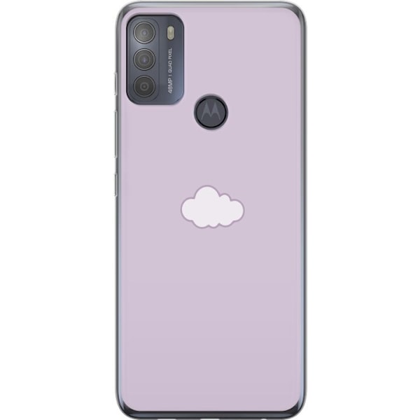 Motorola Moto G50 Genomskinligt Skal Lila Moln – minimalisti