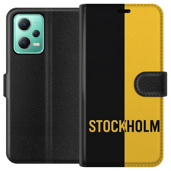 Xiaomi Redmi Note 12 Tegnebogsetui Stockholm – fodbold