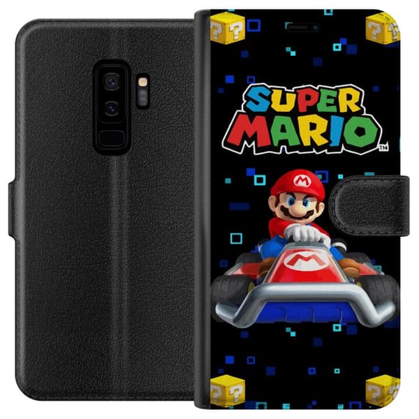 Kompatibel Tegnebogsetui til Samsung Galaxy S9+ Super Mario Wonder