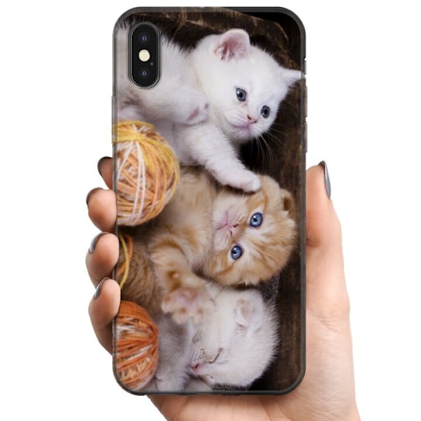 Apple iPhone X TPU Mobildeksel Katter