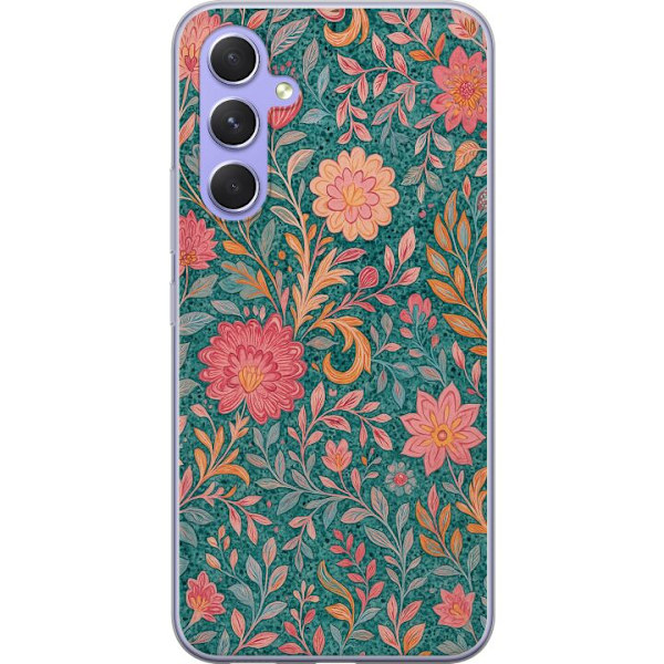 Samsung Galaxy A54 Genomskinligt Skal Floral Dream