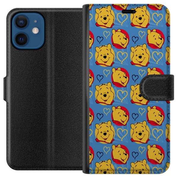 Kompatibelt Plånboksfodral till Apple iPhone 12 mini Nalle Puh