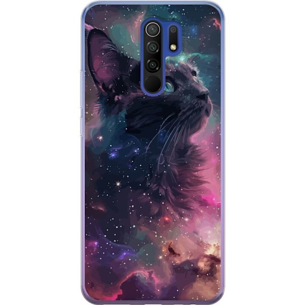 Xiaomi Redmi 9 Gjennomsiktig deksel Katten i Galaksen