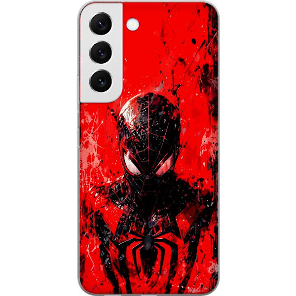 Samsung Galaxy S22+ 5G Läpinäkyvä kuori Spider Man