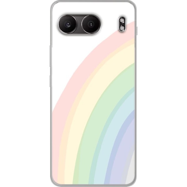 OnePlus Nord 4 Gennemsigtig cover Regnbuen