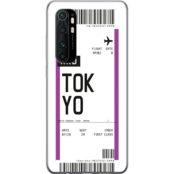 Xiaomi Mi Note 10 Lite Genomskinligt Skal Tokyo