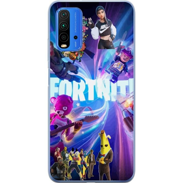 Xiaomi Redmi 9T Gjennomsiktig deksel Fortnite