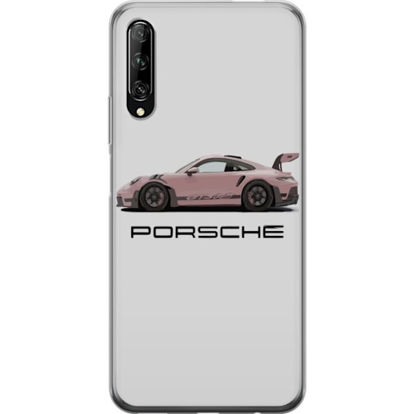 Huawei P smart Pro 2019 Läpinäkyvä kuori Porsche 911 Pink