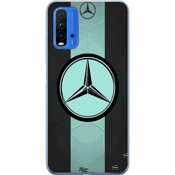 Xiaomi Redmi 9T Genomskinligt Skal Mercedes