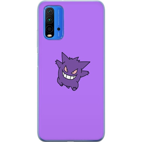 Xiaomi Redmi 9T Läpinäkyvä kuori Gengar Pokémon