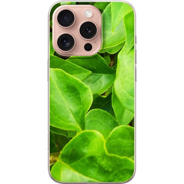 Apple iPhone 16 Pro Gennemsigtig cover Blomster