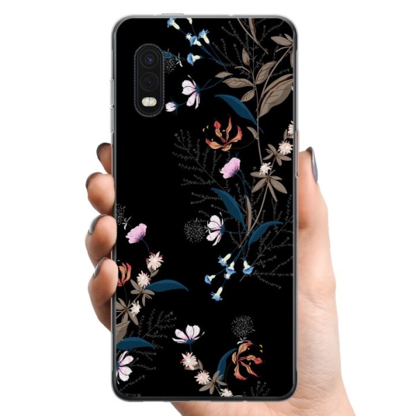 Samsung Galaxy Xcover Pro TPU Mobilcover Blomster