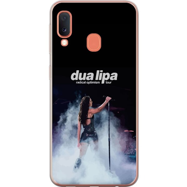 Samsung Galaxy A20e Läpinäkyvä kuori Dua Lipa – Signature Looks & Vibes