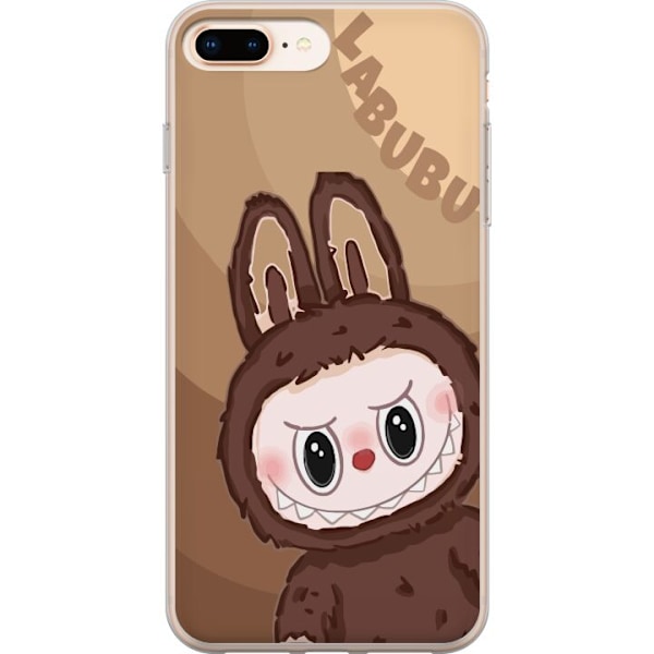 Apple iPhone 8 Plus Genomskinligt Skal Labubu Cloud Cutie –