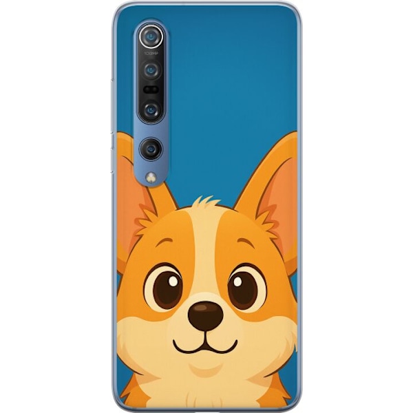 Xiaomi Mi 10 Pro 5G Gjennomsiktig deksel Hello Corgi