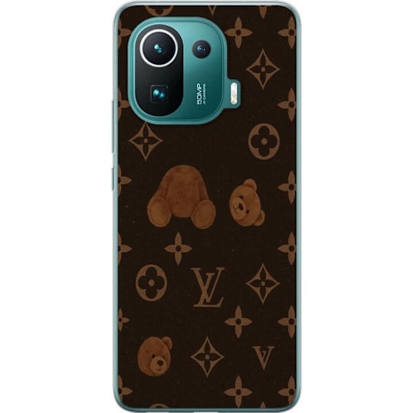 Xiaomi Mi 11 Pro Läpinäkyvä kuori Plush Luxe