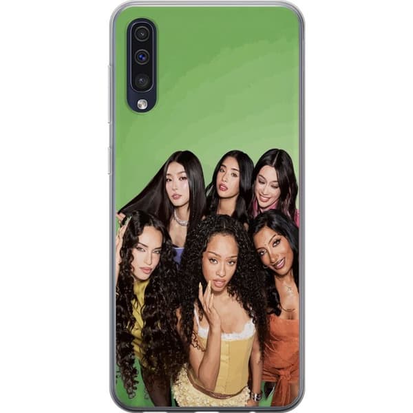 Kompatibelt Mobilskal till Samsung Galaxy A50 KATSEYE grön