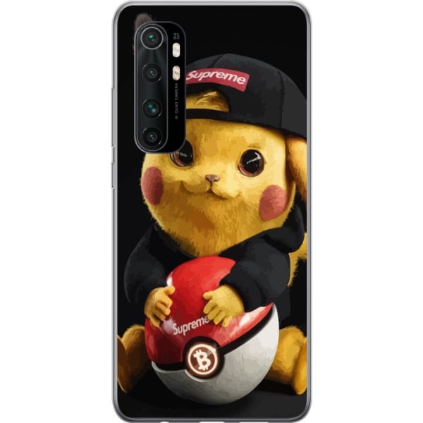 Xiaomi Mi Note 10 Lite Gjennomsiktig deksel Pikachu Supreme