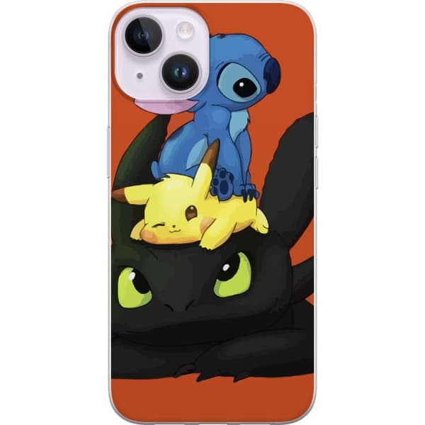 Kompatibelt Mobildeksel til Apple iPhone 14 Lilo og Stitch