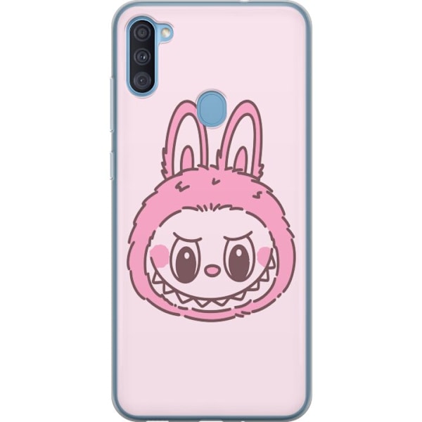 Samsung Galaxy A11 Läpinäkyvä kuori Labubu Eläinradan Bunny-versio