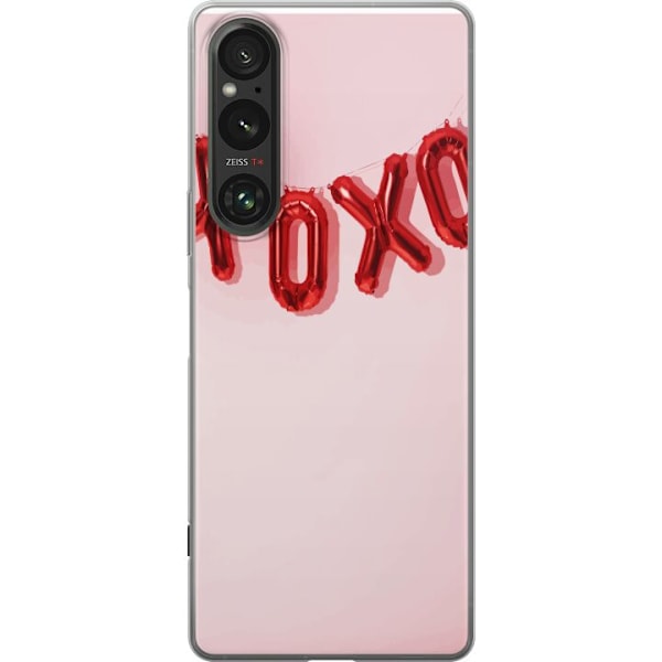 Sony Xperia 1 V Genomskinligt Skal Alla hjärtans dag XOXO