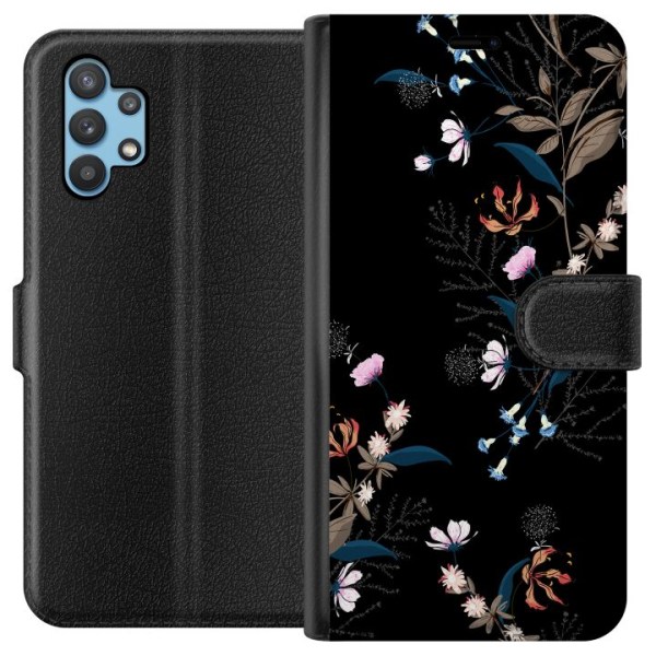 Samsung Galaxy A32 5G Tegnebogsetui Blomster