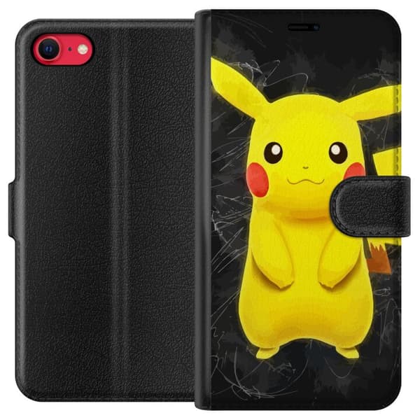 Kompatibel Tegnebogsetui til Apple iPhone 8 Pokemon