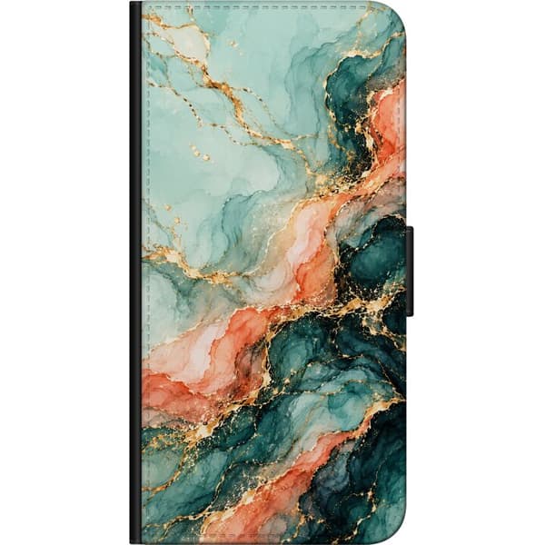 Kompatibel Tegnebogsetui til Xiaomi Redmi Note 10S Turkisagat turkis