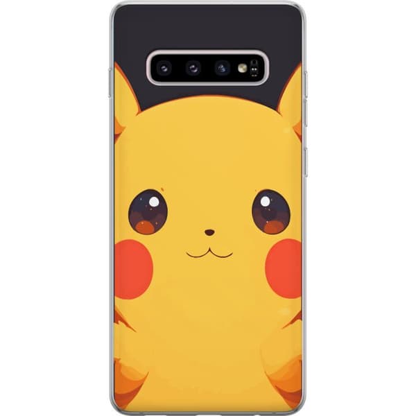 Kompatibelt Mobilskal till Samsung Galaxy S10+ Pikachu
