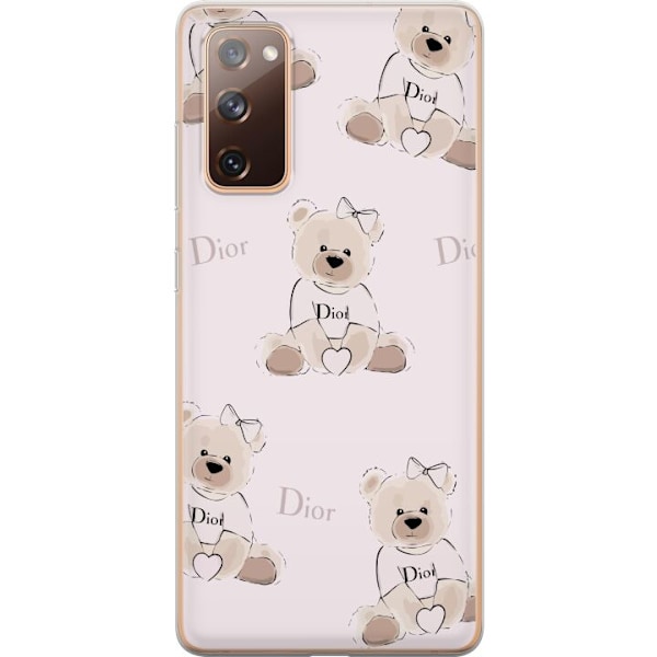 Samsung Galaxy S20 FE Läpinäkyvä kuori Teddy Dior Vibes - y