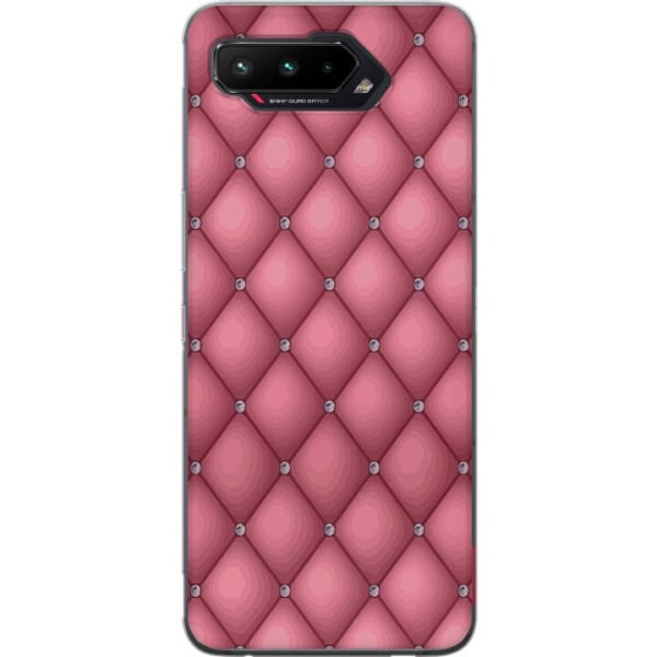 Asus ROG Phone 5 Läpinäkyvä kuori Uniikki Vaaleanpunainen K
