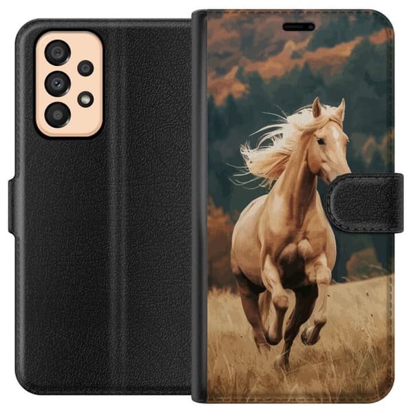 Kompatibelt Plånboksfodral till Samsung Galaxy A33 5G Springande Häst