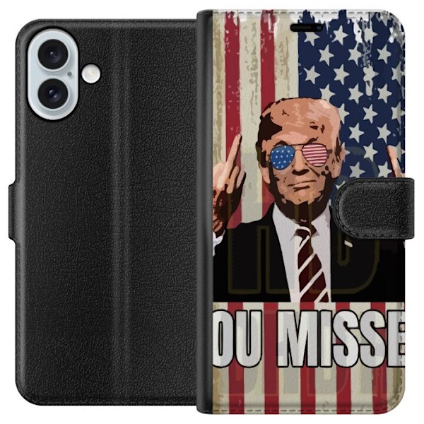 Apple iPhone 16 Plus Lommeboketui Trump