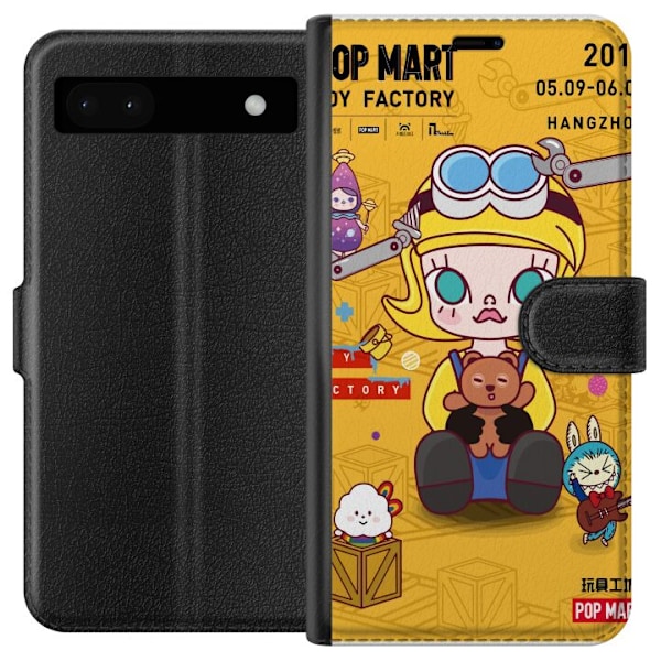 Google Pixel 6a Lommeboketui Lekefabrikk Pop Mart