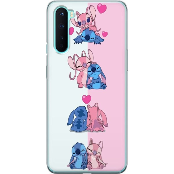 OnePlus Nord Gjennomsiktig deksel Lilo & Stitch