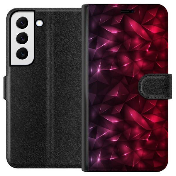 Samsung Galaxy S22 5G Lompakkokotelo Kiusoittava Punainen