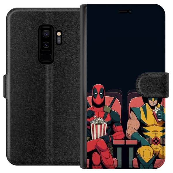Kompatibelt Lommeboketui til Samsung Galaxy S9+ Deadpool & Wolverine