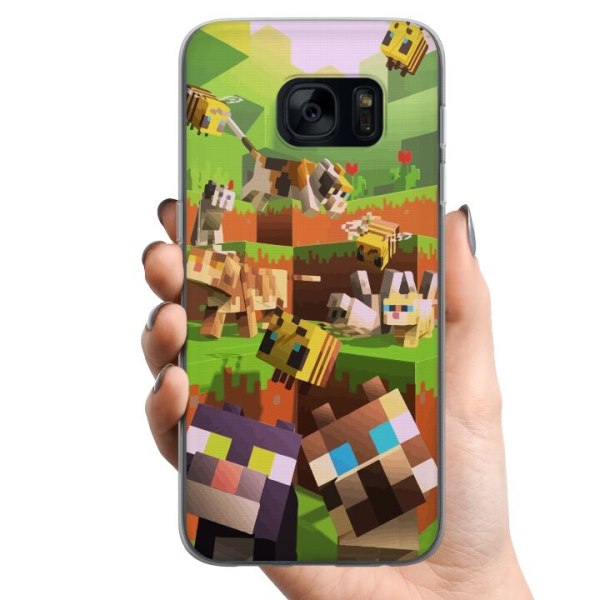 Samsung Galaxy S7 TPU Matkapuhelimen kuori MineCraft