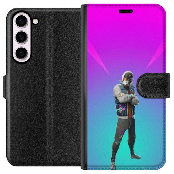 Samsung Galaxy S23+ Lommeboketui svart ridder fortnite