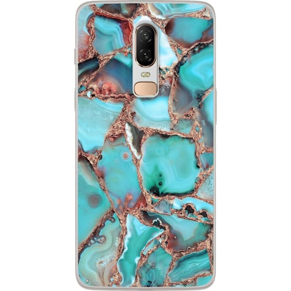 OnePlus 6 Gennemsigtig cover Santorini