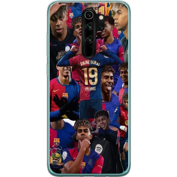 Xiaomi Redmi Note 8 Pro  Läpinäkyvä kuori Lamine Yamal mobiilikotelo jalkapallofaneille