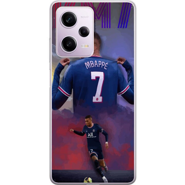 Xiaomi Redmi Note 12 Pro Läpinäkyvä kuori MAP Jalkapallo Design Graafinen Kuviointi Moderni Urheiluaihe Trendikäs Jalkapallo Suosittu Graafinen Ty