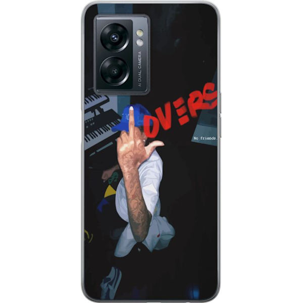 OnePlus Nord N300 Genomskinligt Skal Lovers Mystical Romance Kärlek Mystik Design Romantiskt Motiv Populärt Grafiskt Mönster Fashion Stil