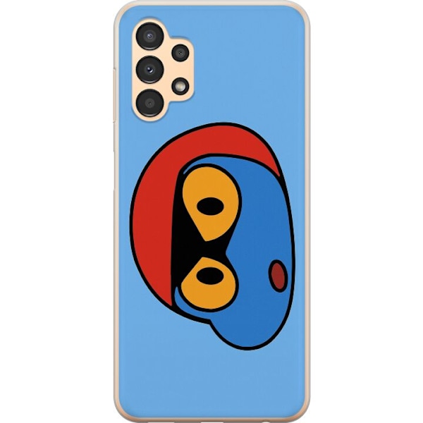 Samsung Galaxy A13 Läpinäkyvä kuori Bold Bot Head