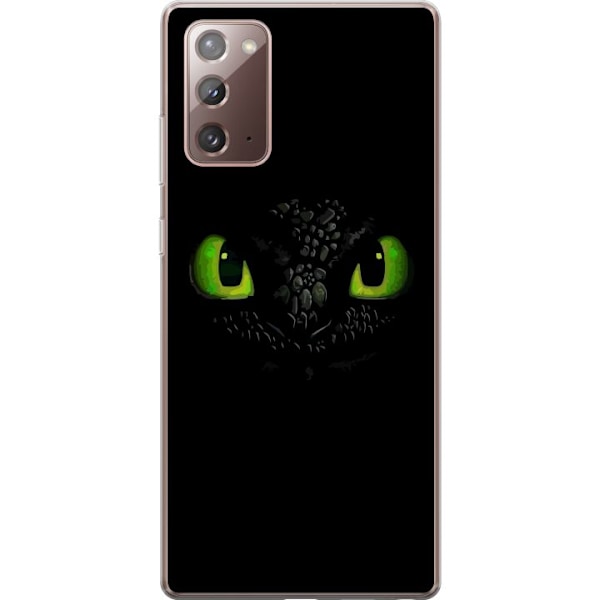 Samsung Galaxy Note20 Läpinäkyvä kuori Kuinka kouluttaa lohikäärmeesi